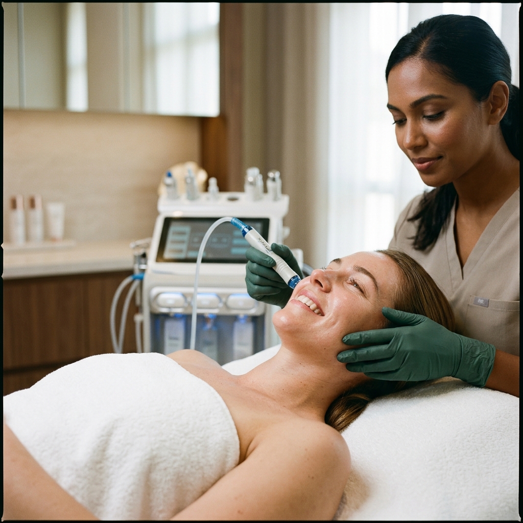 Clinical Hydrafacial Treatment